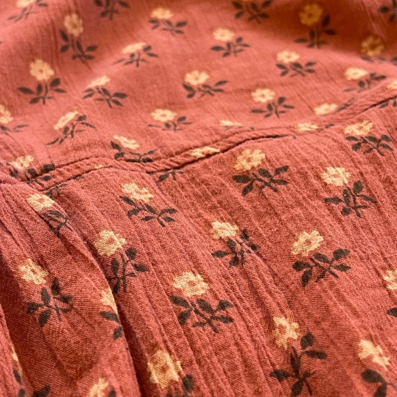 Madewell Ruffle-Strap Tiered Midi Dress Size Medium - Picture 12 of 14